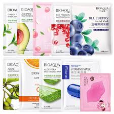 انواع ماسک صورت ورقه ای بسته های 10 تایی