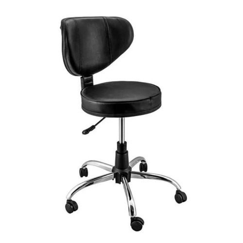 صندلی تابوره پشتی دار پایه استیل